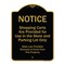 Signmission Designer Series-Notice-Shopping Carts Are Provided For Use In The Store And, BG-1824-9943 A-DES-BG-1824-9943 - alternate 1
